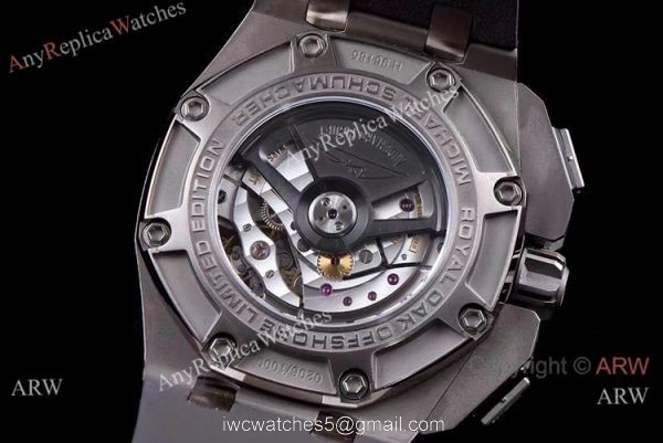 (JF) Swiss Replica Audemars Piguet Royal Oak offshore Schumacher SS Grey Index Dial 6