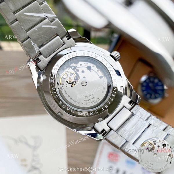 Replica IWC Aquatimer Stainless Steel Blue Dial Watches 42mm 6