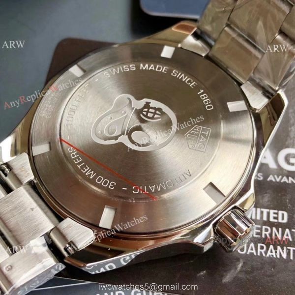Swiss Clone TagHeuer Aquaracer Calibre 5 Watch White Dial Automatic 6