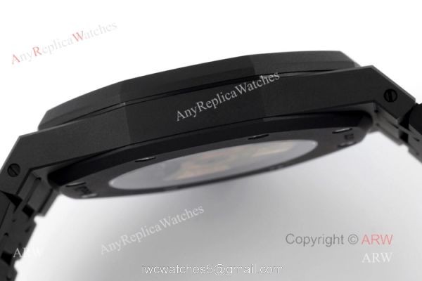 New Audemars Piguet Watches Royal Oak 15400 Grey Dial Black Venom DLC Swiss Replica Watches 6