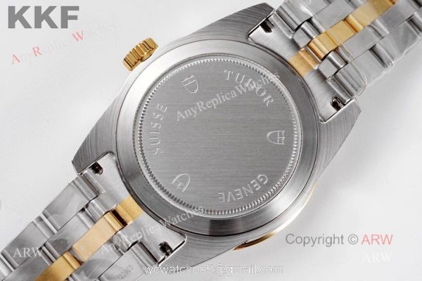 New Tudor Glamour Day Date White Dial Watch With Diamond Markers 39mm Swiss Replica 6