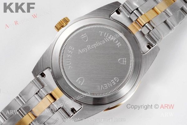 Swiss Replica Tudor Glamour Day Date 39mm White Dial Watch With Stick Markers 6
