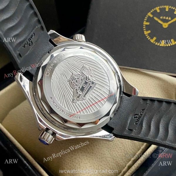 2021 New! Omega Seamaster Diver 300m Nekton Edition Watch Rubber Strap 6