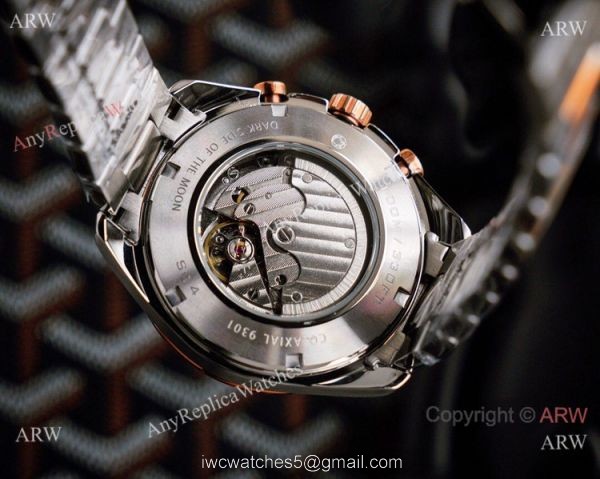 Best Quality Omega Speedmaster Racing Watches Two Tone Rose Gold 6