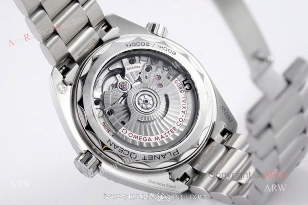 New Omega Seamaster Planet Ocean Ceramic 39.5mm Ladies Replica Watch With Black Dial 6
