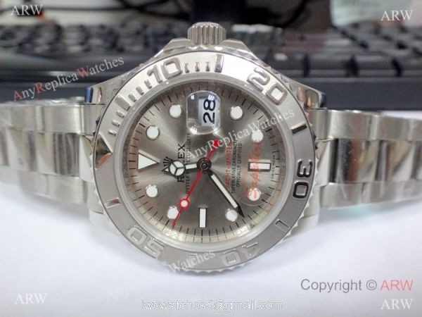 Copy Rolex Yacht-Master Grey Dial Stainless Steel watch 6