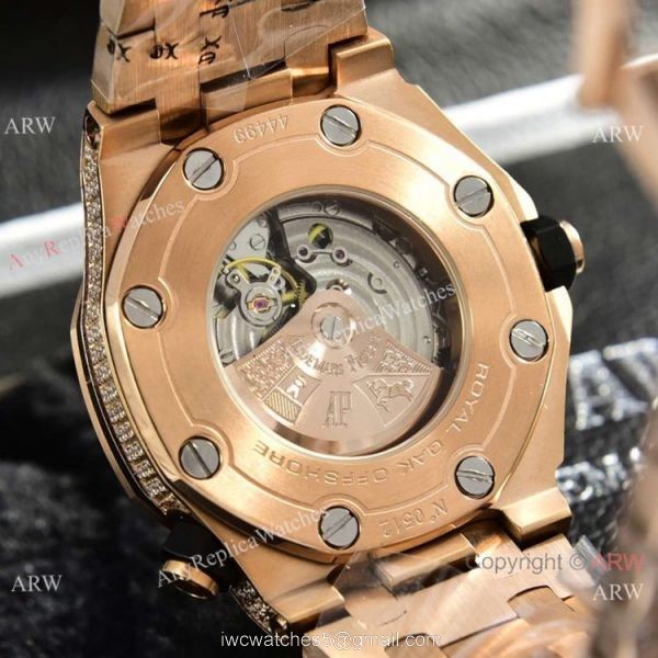 Clone Audemars Piguet Iced Out Full Diamond Watches Stainless Steel 6