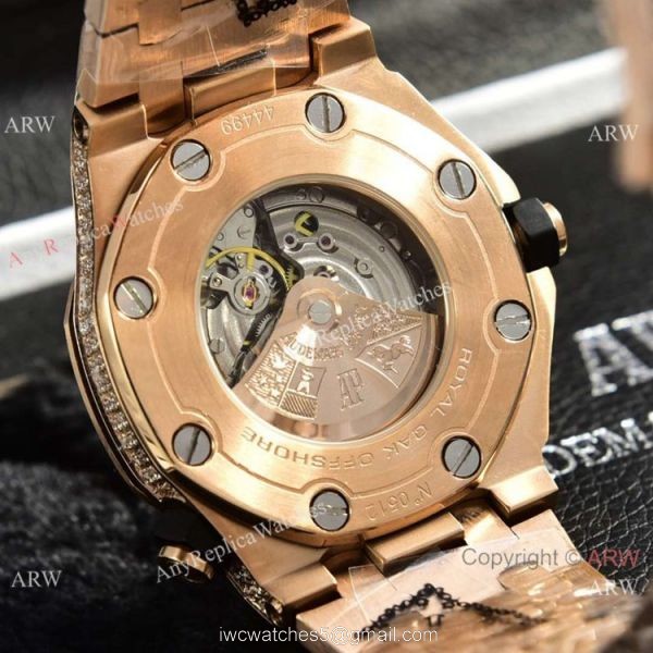Clone Audemars Piguet Diver Automatic Watches Diamond Case and Face 6