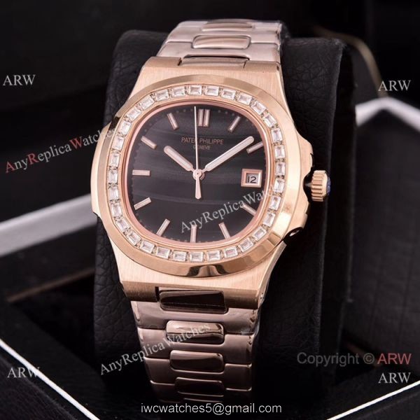 Copy Patek Philippe Nautilus 40mm Watches New Purple Dial 6