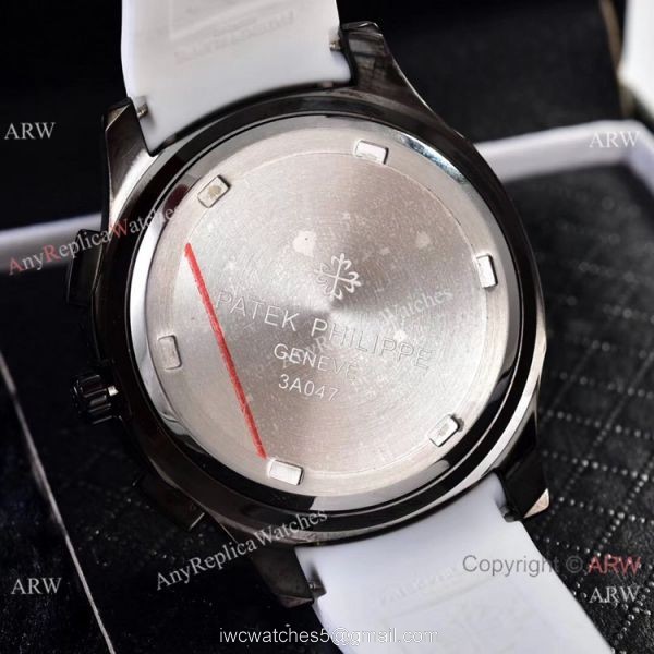 Best Clone Patek Philippe Aquanaut VK Quartz Watches Solid Black 6
