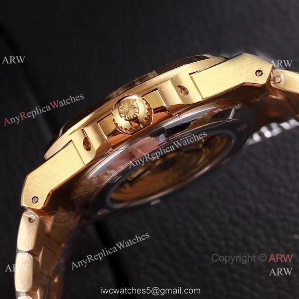 Knockoff Patek Philippe Nautilus All Gold Watches 40m 6