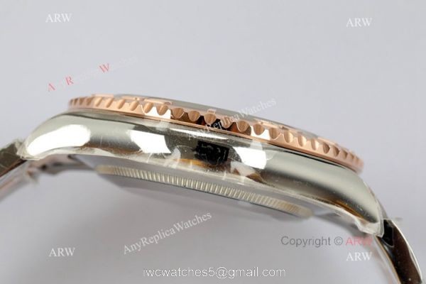 EW Factory Rolex Yacht Master Copy Watch 3235 Movement 904l Two Tone Rose Gold 6