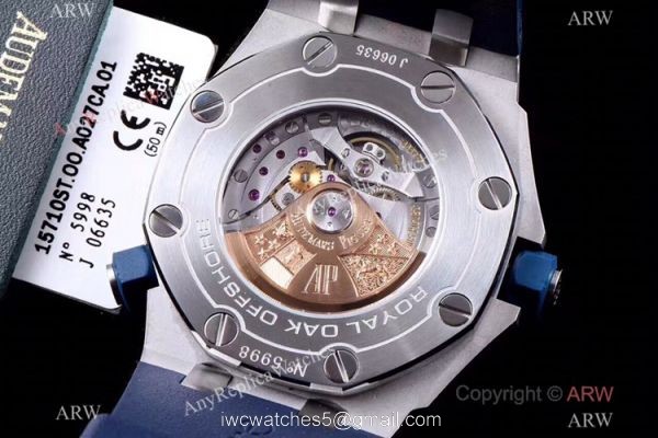 JF Factory V8 1:1 Best Audemars Piguet Divers Copy Watch Blue Dial 6