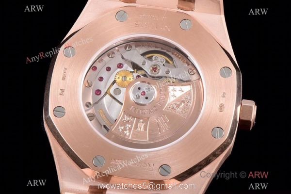 Grade 1A Replica Audemars Piguet Royal Oak JF v5 Version Rose Gold Watch 41mm 6