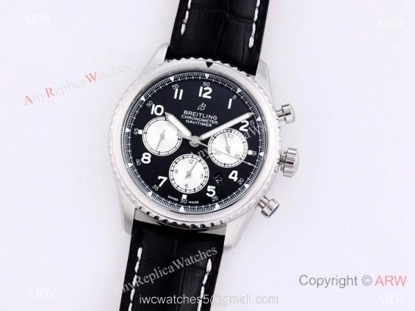 2021 New! Breitling Premier B01 Chronograph Swiss 7750 Watch Leather Strap 6