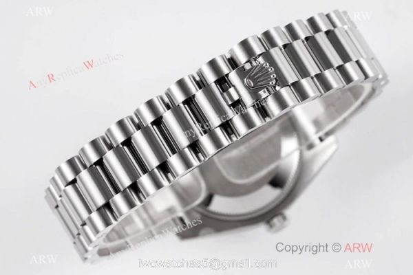 Swiss Clone Rolex Datejust Presidential 31mm Watch SS Blue Dial 6