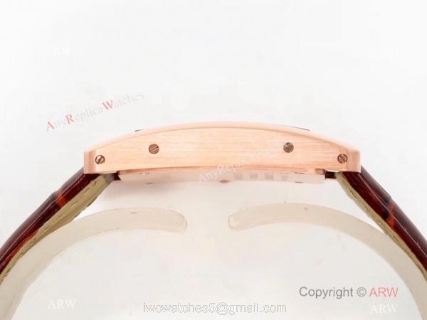 Grade 1A Replica Cartier Tank Americaine Quartz Watch Rose Gold Women 6
