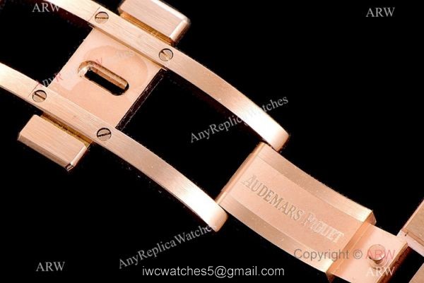 BF Factory Swiss Audemars Piguet Royal Oak Perpetual Calendar Watch Rose Gold Blue Cal.5134 Movement 6