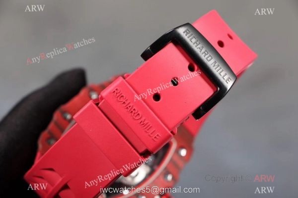 KV Factory Copy Richard Mille Tourbillon Pablo Mac Donough RM53-01 Watch TPT Carbon 6
