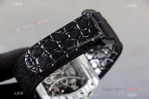 KV Factory Richard Mille Tourbillon Pablo Mac Donough RM53 01 Watch Canvas Strap TPT Carbon 6