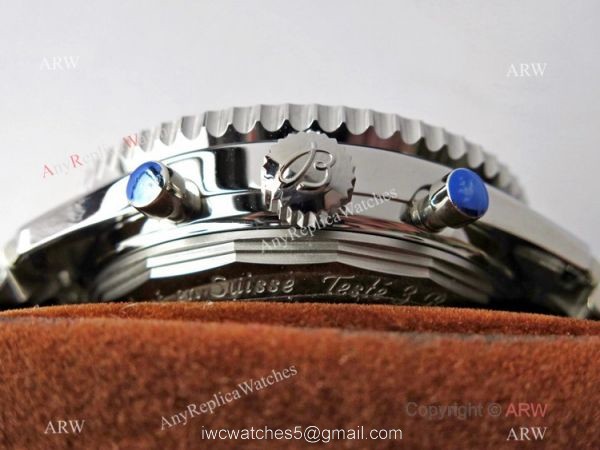 Swiss Grade 1A Breitling Navitimer Swiss Air 7750 Copy Watch BlackRed Dial 6