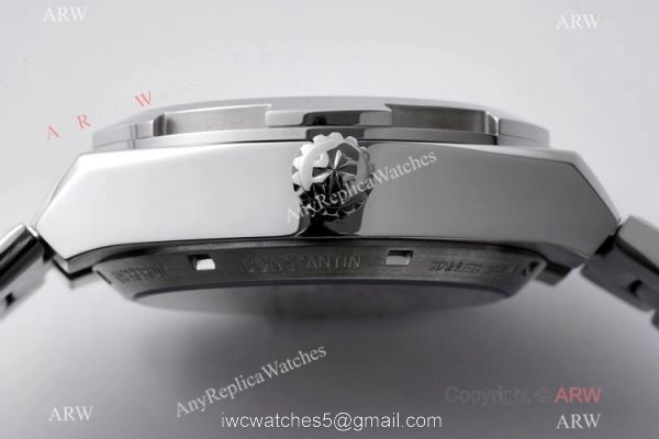 EUR Factory Best Edition Copy Vacheron Constantin Overseas tourbillon Watch Silver Dial 6