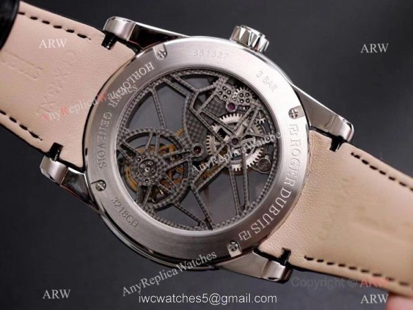 Super Clone Roger Dubuis Excalibur Skeleton Swiss Tourbillon JBF V3 Version Watch with Diamonds 6