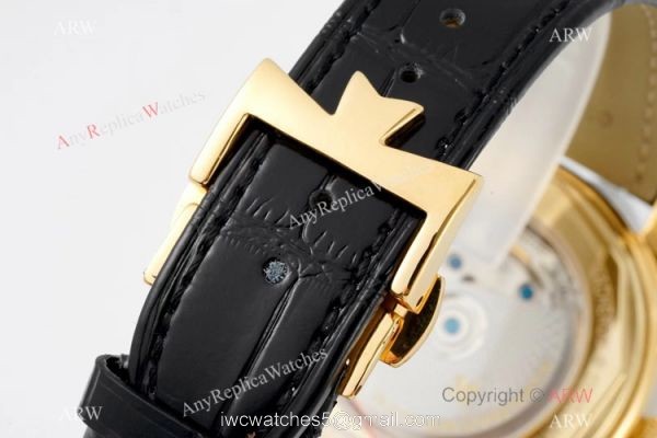 Super Clone AI Factory Vacheron Constantin Historiques Cornes de Vache 1955 Watch Yellow Gold 6