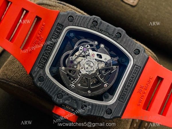 RM Factory 1:1 Swiss Copy Richard Mille RM35-02 Rafael Nadal Rubber Strap Watch 6