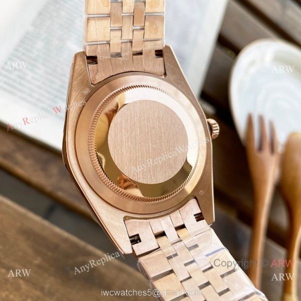 AAA Replica Rolex DateJust 40mm Rose Gold Jubilee Watches Mingzhu Movement 6