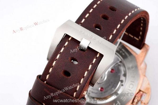 ZF Factory Panerai Luminor Pam00671 Watch Bronze Case Blue Dial 6