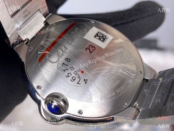 V6 Factory Swiss Copy Cartier Ballon Bleu 42MM Diamond Bezel Watch Automatic Movement 6