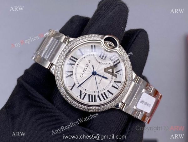 V6 Factory Swiss Grade Cartier Ballon Bleu De 36mm Watch Automatic Movement 6