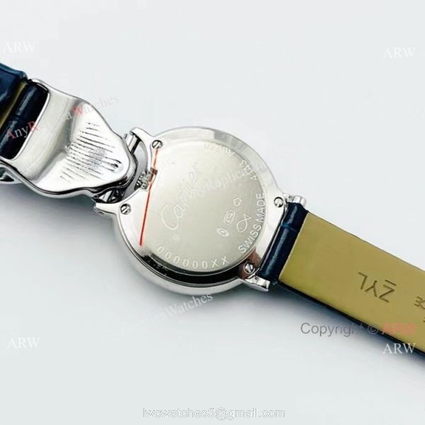 New! Copy Cartier Panthere De Silver Diamond Watches Swiss Quartz movement 6