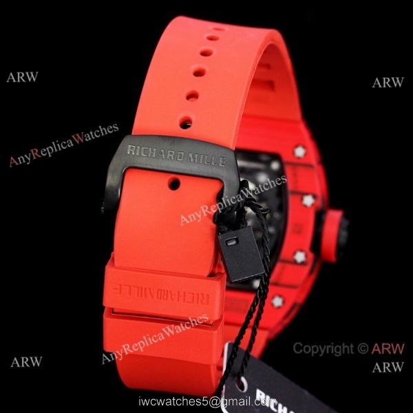 Best Copy Richard Mille RM 030 White Rush Carbon Fiber Watch In All Black 6