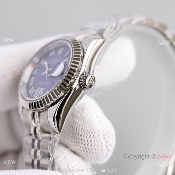 TW Factory Copy Rolex datejust Jubilee Stainless Steel Watches 28mm Lady 6
