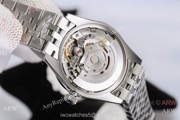 TR Factory 904L Swiss Rolex Datejust 31mm Lady Watch Gray Diamond Dial 6