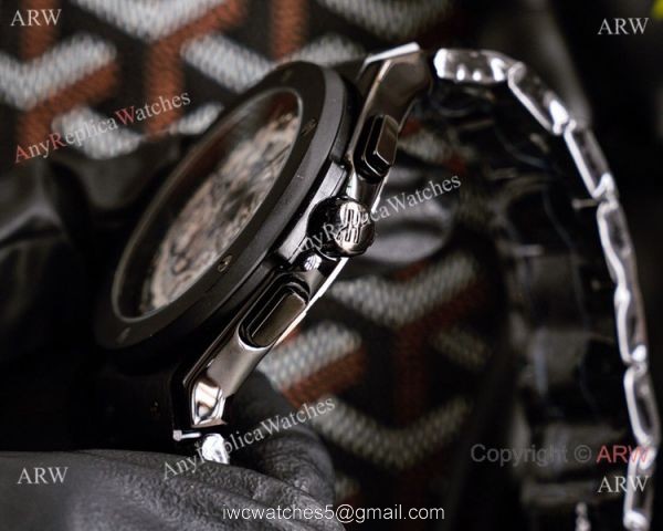 2021 Copy Hublot Geneve Big Bang Skull All Black Watches 6