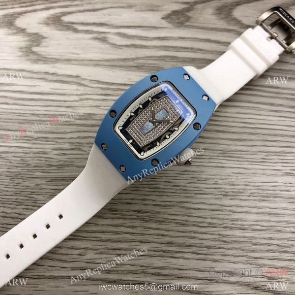 Swiss Replica Richard Mille RM007 Blue Case Watch 31mm 6