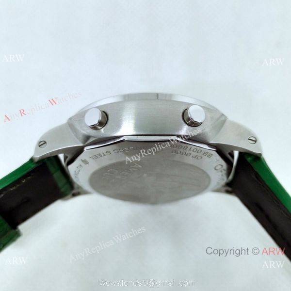 New Panerai Luminor Chrono Flyback Verde Militare PAM01296 Watch Green Dial 6