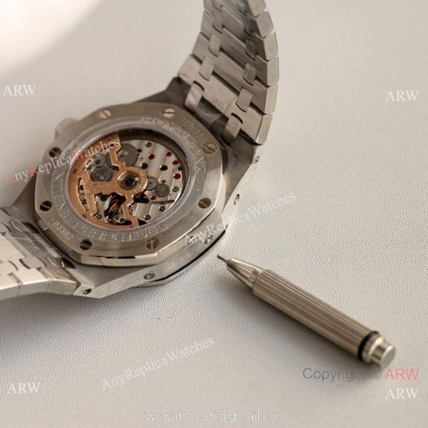 JH Factory Swiss Copy Audemars Piguet Royal Oak Perpetual Calendar Cal.5134 Blue Dial Watch Men 6