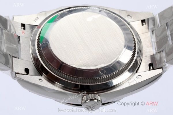 (EWF) Super Clone Swiss 3255 Rolex Day-Date Diamond 36mm Wrist Blue Gradient Center Diamond Strap 6