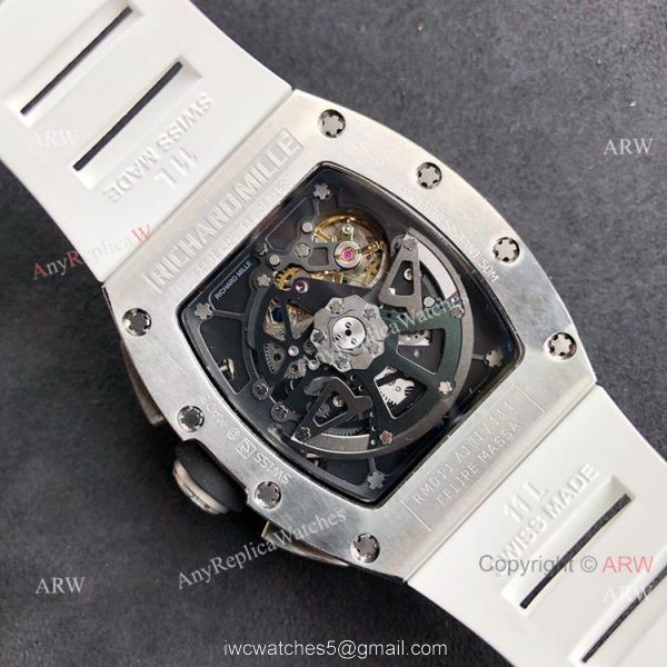 New Diamond Richard Mille RM 11-FM Flyback Chronograph Asia 7750 Watch Replica 6
