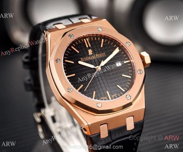 Swiss Quality Audemars Piguet Royal Oak Citizen 8215 Watch White Dial 40mm 6