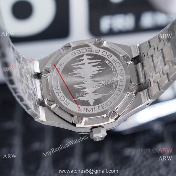 New Audemars Piguet 1252 Royal Oak Replica Watch Blue Dial Stainless Steel 42mm 6
