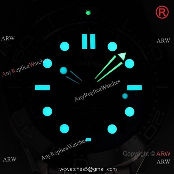 2021 NEW Grade A Replica Omega Seamaster 300m Diver OR Calibre 8800 Watch White Dial 42mm 6