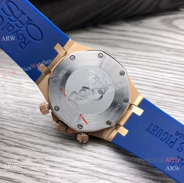 New Copy Audemars Piguet Royal Oak Watches Rose Gold Blank Dial 6