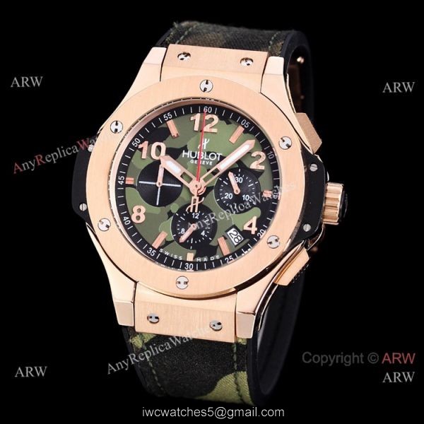 Japan Grade Copy Hublot Big Bang Tutti Frutti Camouflage Face Watch VK Chronograph 6