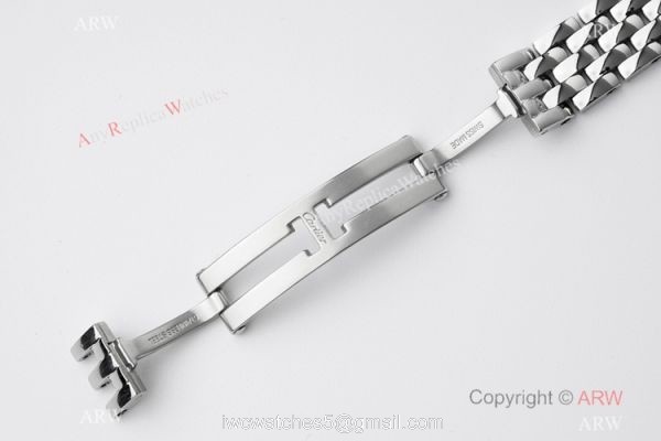 BV Factory Cartier Panthere De Stainless Steel Diamond 22mm Watch AAA Swiss Replica Cartier Watch 6