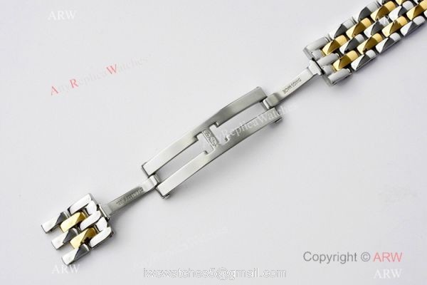 BV factory 1:1 Replica Panthere De Cartier 22mm Watch Two Tone White Dial 6